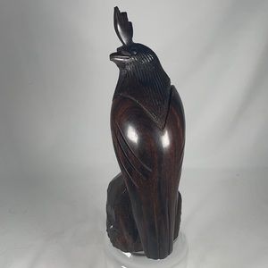 Ironwood quail bird 8.5 inches tall hand carved